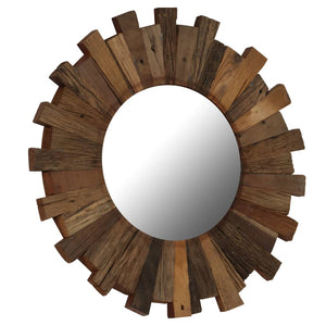 vidaXL Wall Mirror Solid Reclaimed Wood 70 cm