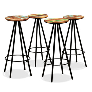 vidaXL Bar Set 5 Pieces Solid Reclaimed Wood