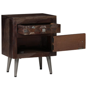 vidaXL Bedside Cabinet Solid Reclaimed Wood 40x30x50 cm