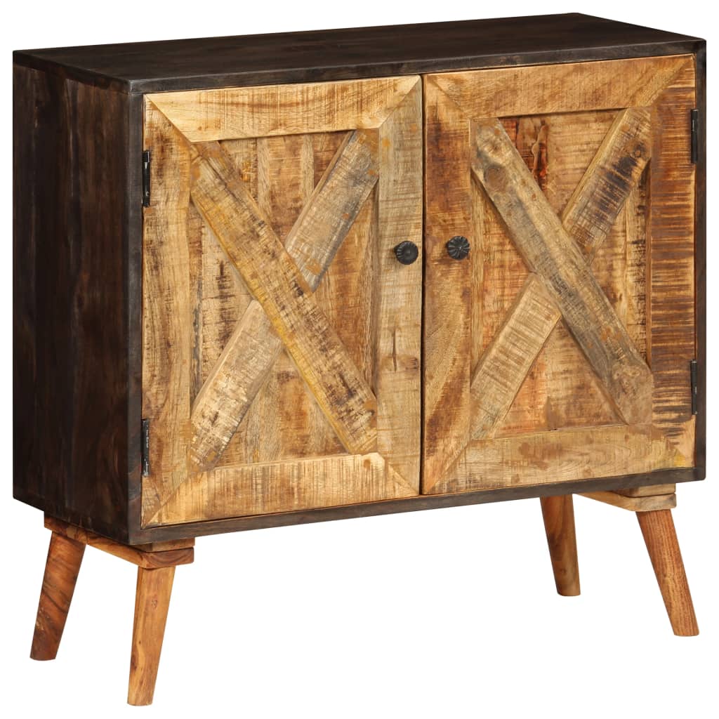 vidaXL Sideboard Solid Mango Wood 85x30x75 cm