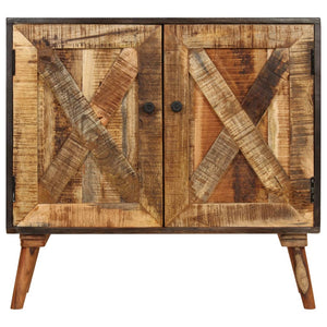 vidaXL Sideboard Solid Mango Wood 85x30x75 cm