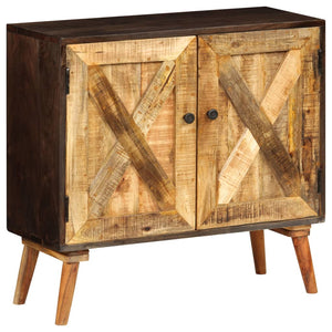 vidaXL Sideboard Solid Mango Wood 85x30x75 cm