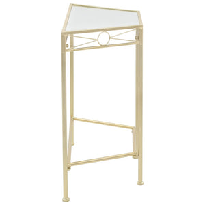 vidaXL Side Table Vintage Style Metal 87x34x73 cm Gold