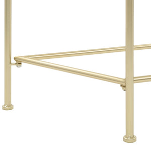 vidaXL Side Table Vintage Style Metal 87x34x73 cm Gold