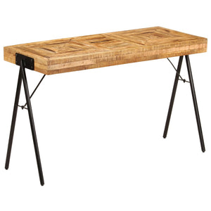 vidaXL Writing Table Solid Mango Wood 118x50x75 cm