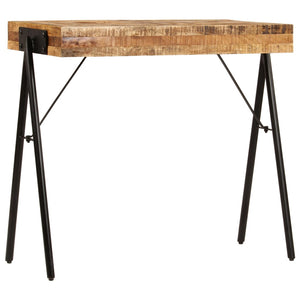 vidaXL Console Table Solid Mango Wood 80x40x75 cm