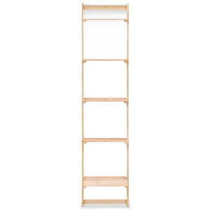 vidaXL Ladder Wall Shelf Cedar Wood 41.5x30x176 cm