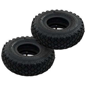 vidaXL 2 Tyres 2 Inner Tubes 3.00-4 260x85 for Sack Truck Wheel Rubber