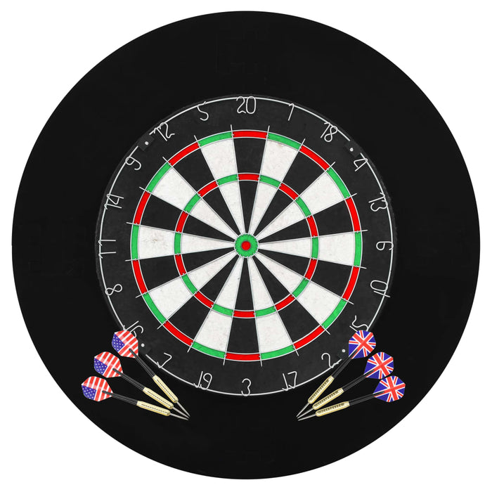 vidaXL Professional Dart Set with Dartboard and Surround Sisal Steel