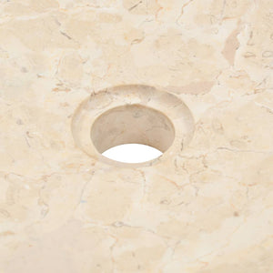 vidaXL Sink 40x12 cm Marble Cream