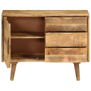 vidaXL Sideboard Solid Mango Wood 90x30x69 cm