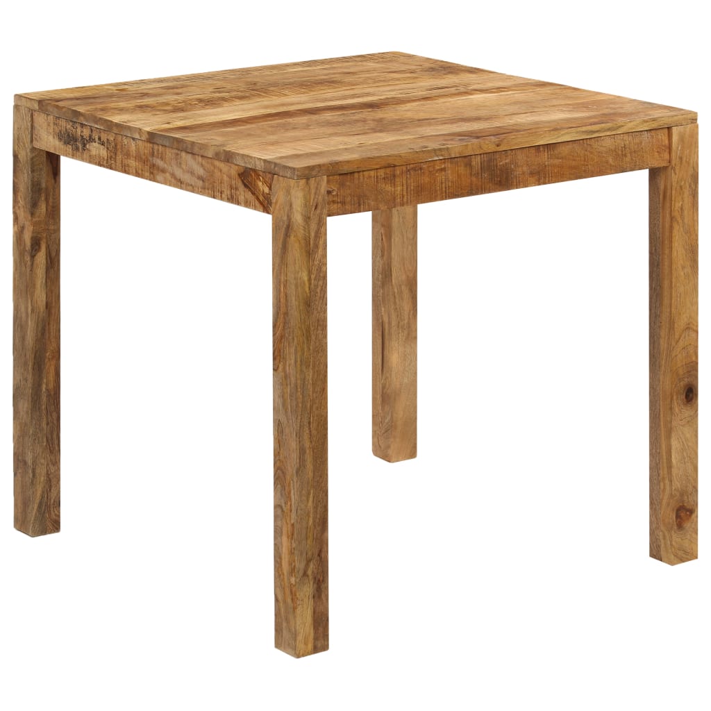 vidaXL Dining Table Solid Mango Wood 82x80x76 cm