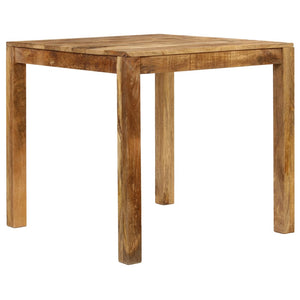 vidaXL Dining Table Solid Mango Wood 82x80x76 cm