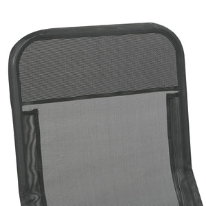 vidaXL Folding Sun Loungers 2 pcs Textilene Anthracite