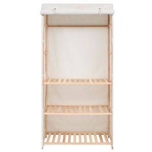 vidaXL 3-Tier Clothes Wardrobe 79x40x170 cm