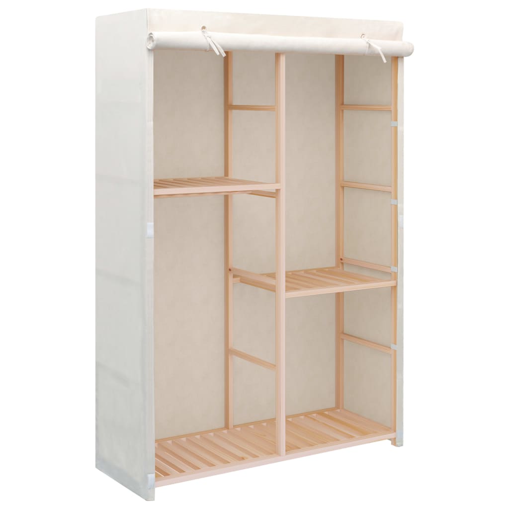 vidaXL 3-Tier Clothes Wardrobe 110x40x170 cm