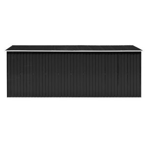 vidaXL Garden Shed 257x489x181 cm Metal Anthracite