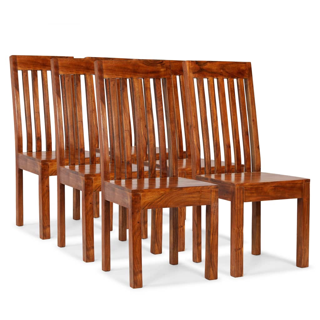 vidaXL Dining Chairs 6 pcs Solid Wood Modern