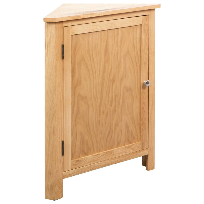 vidaXL Corner Cabinet 59x45x80 cm Solid Oak Wood