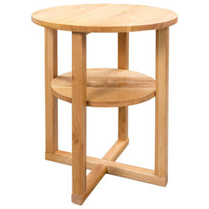 vidaXL Side Table 40x50 cm Solid Oak Wood