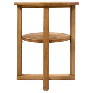 vidaXL Side Table 40x50 cm Solid Oak Wood