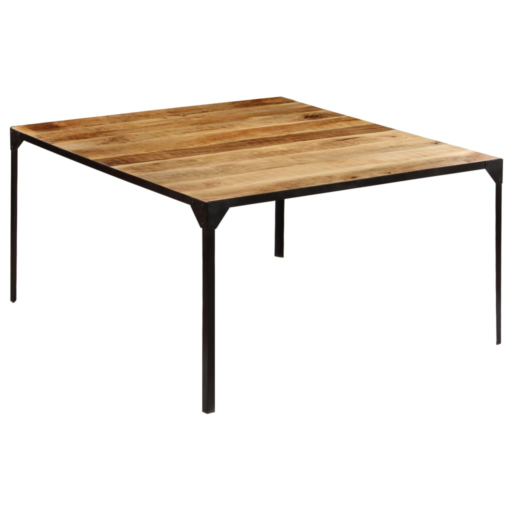 vidaXL Dining Table 140x140x76 cm Solid Mango Wood