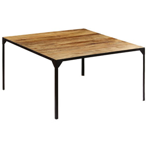 vidaXL Dining Table 140x140x76 cm Solid Mango Wood