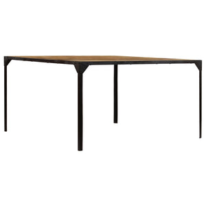 vidaXL Dining Table 140x140x76 cm Solid Mango Wood