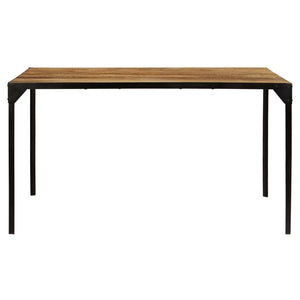 vidaXL Dining Table 140x140x76 cm Solid Mango Wood