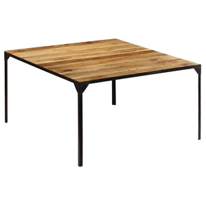 vidaXL Dining Table 140x140x76 cm Solid Mango Wood