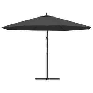 vidaXL Cantilever Umbrella with Aluminium Pole 350 cm Anthracite