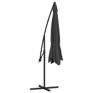 vidaXL Cantilever Umbrella with Aluminium Pole 350 cm Anthracite