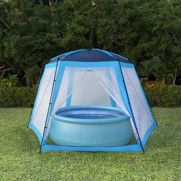 vidaXL Pool Tent Fabric 500x433x250 cm Blue