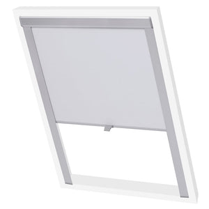 vidaXL Blackout Roller Blind White UK08