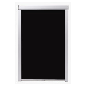 vidaXL Blackout Roller Blind Black CK04