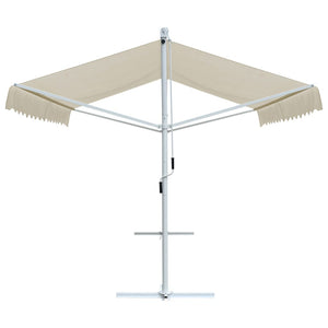 vidaXL Free Standing Awning 4x3 m Cream