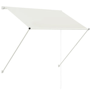 vidaXL Retractable Awning 150x150 cm Cream