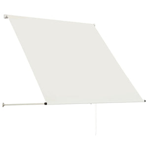 vidaXL Retractable Awning 150x150 cm Cream