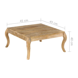 vidaXL End Table 45x45x40 cm Solid Mango Wood