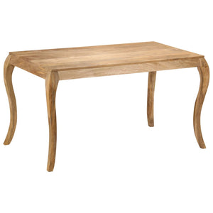 vidaXL Dining Table 135x75x76 cm Solid Mango Wood