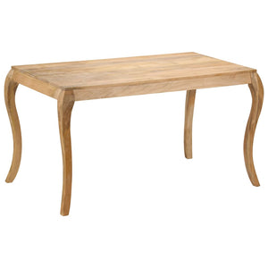 vidaXL Dining Table 135x75x76 cm Solid Mango Wood