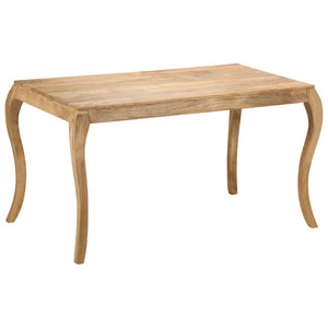 vidaXL Dining Table 135x75x76 cm Solid Mango Wood