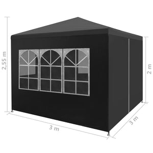 vidaXL Party Tent 3x3 m Anthracite