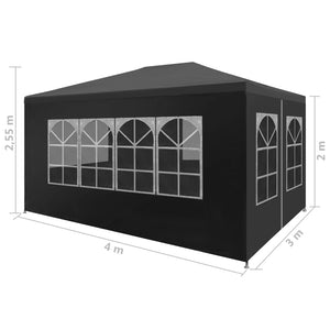 vidaXL Party Tent 3x4 m Anthracite