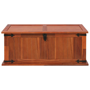 vidaXL Storage Chest 90x45x40 cm Solid Acacia Wood