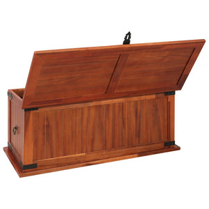 vidaXL Storage Chest 90x45x40 cm Solid Acacia Wood