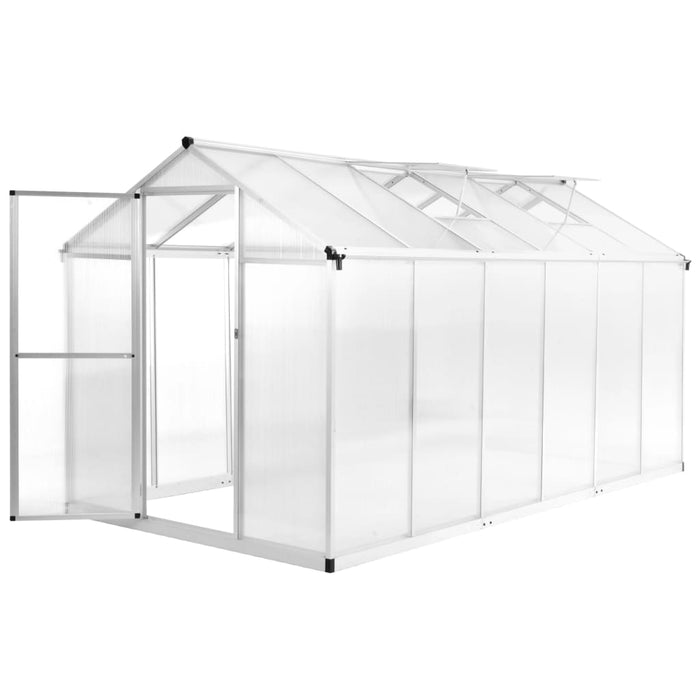 vidaXL Greenhouse Aluminium 362x190x195 cm 13.41 m³