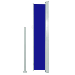 vidaXL Retractable Side Awning 160 x 500 cm Blue