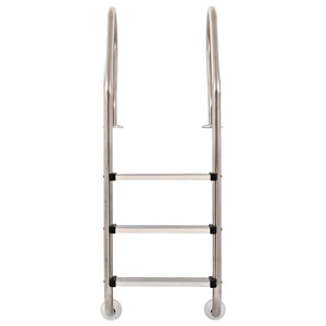 vidaXL Pool Ladder 3 Steps Stainless Steel 304 120 cm