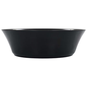 vidaXL Wash Basin 41x12.5 cm Ceramic Black